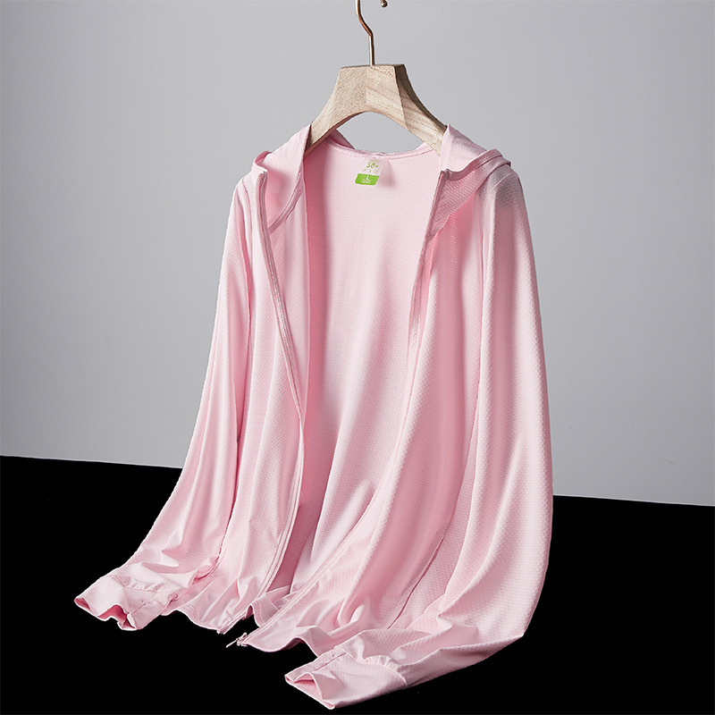 女士超好看不防晒衣女夏季不防紫针织防晒服男皮肤衣亲子装印lo...